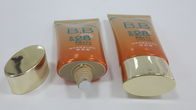 ovale kosmetische Sperren-Verpackengold galvanisierte des Rohr-50g des Aluminium-/EVOH ovale Kappe