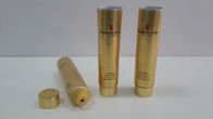goldene printging Aluminiumfolie des weichen kosmetischen Plastikrohrs 50ml als Sperre, Körperlotion packagingtube, Fez-Kappe