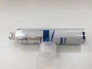 Reise-Größen-ABL lamelliertes Zahnpasta-Verpackenrohr mit klarer Rippen-Überwurfmutter