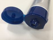Zahnpasta/kosmetisches lamellenförmig angeordnetes Rohr des Silber-108g-D35mm mit glattem Lack