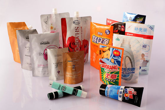 Standup-Wärmesiegel Kosmetikbeutel, flexible Kosmetikverpackung Laminatbeutel