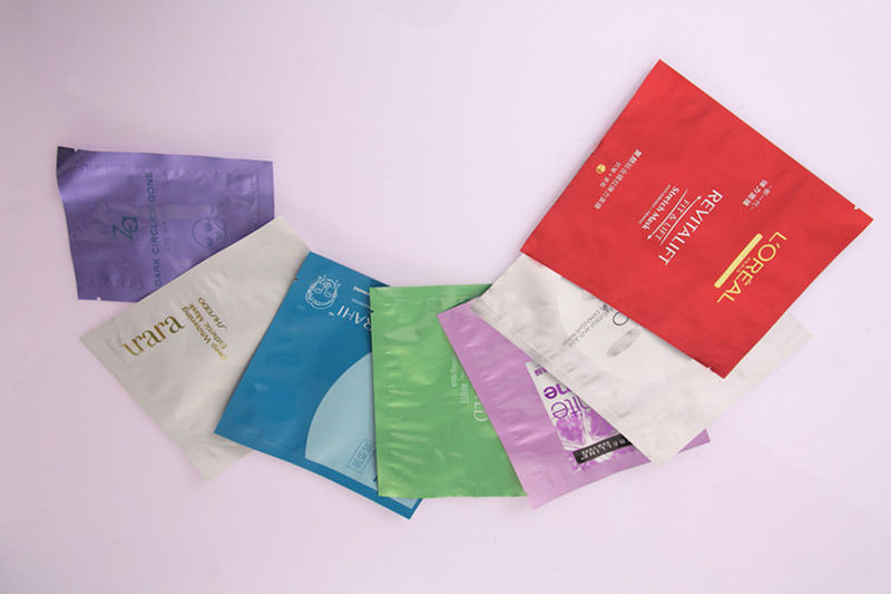 HAUSTIER/PET/AL/PET/CPP lamellierten farbige kosmetische Verpackentasche für Gesichtsmaske-Taschen