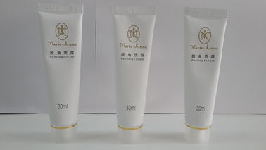 30 ml Weißweiche Aluminiumbarrierelaminierte kosmetische Kunststoffröhre für die Peeling-Creme-Verpackung